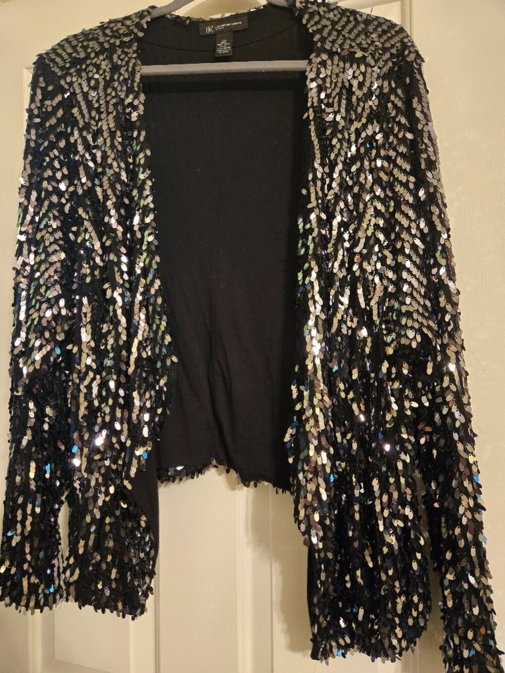 INC Sequined bolero 3X